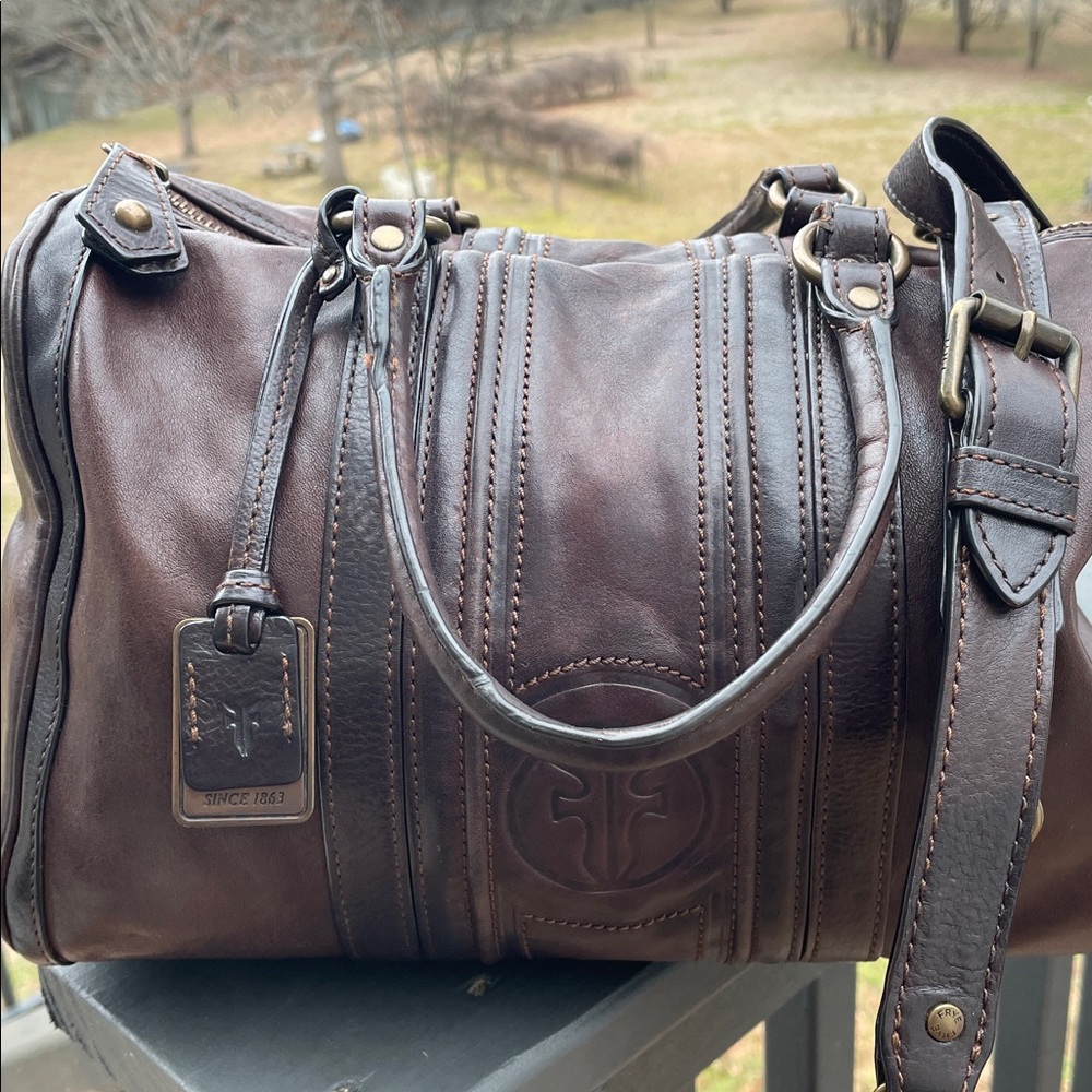 Vintage Vibe Frye Jane Speedy Satchel - Picture 4 of 15